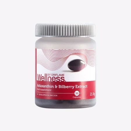 WELLNESSBYORIFLAME Food Supplement Containing Astaxanthin and Blueberry - 29688