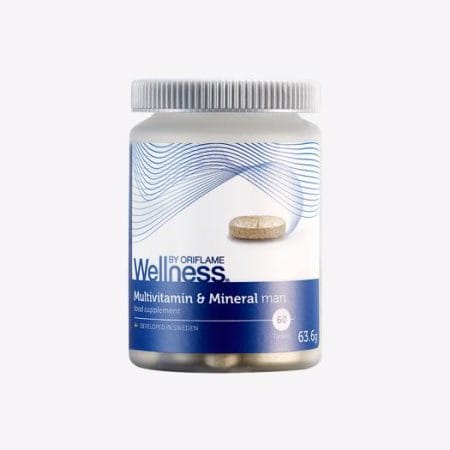 WELLNESSBYORIFLAME Multivitamin and Mineral Supplement Food for Men - 29703